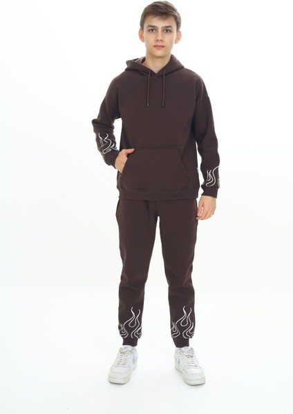 Erkek Çocuk Baskılı Eşofman Takım modelleri