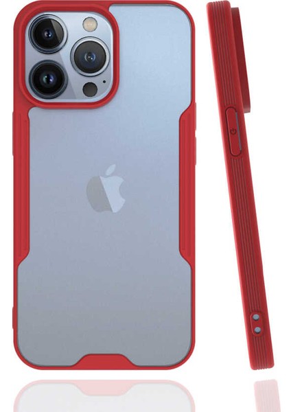 Apple iPhone 13 Pro Kılıf Rntc Parfe Kapak-Kırmızı