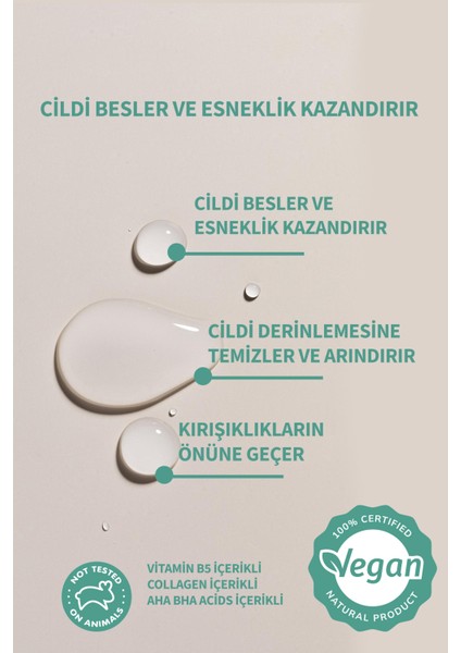 Tonik- Kuru ve Normal Cilt - Kolajen ve Vitamin İçerikli (Vegan) 200 ml