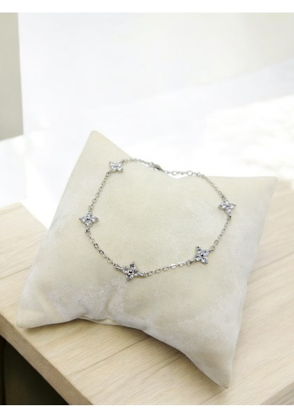Dinalis Jewlery Çelik Yonca Bileklik