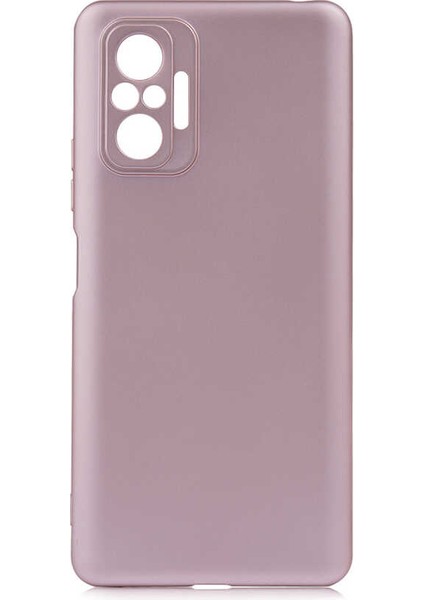 Xiaomi Redmi Note 10 Pro Kılıf Rntc Premier Silikon Kapak-Rose Gold