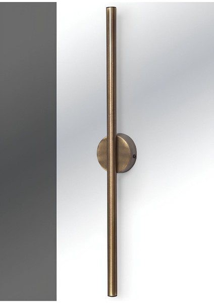 Zodyak Lüks Özel Tasarım Duvar Ayna Banyo Tablo Apliği 60 cm (3000 K Gün Işığı)