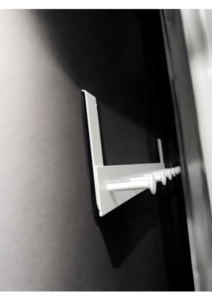 Pratik ve Şık 6'lı Metal Kapı Arkası Askısı - 30 kg Taşıma Kapasitesi, Beyaz 46.5 cm Uzunluk modelleri