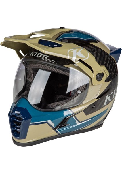 Krios Pro Adv Ventura Motosiklet Kaskı Zeytin Yeşili