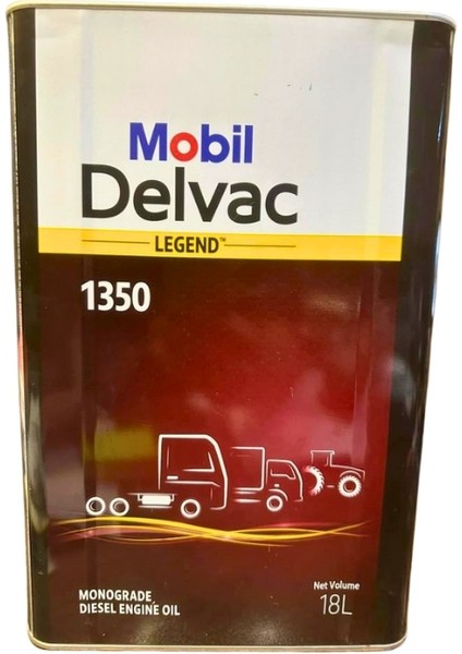Delvac Legend 1350 Tek Dereceli Dizel Motor Yağı - 18 Lt.