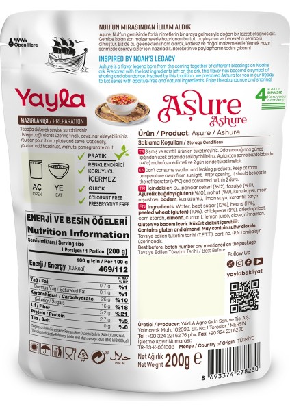 Tatlı Hazır Aşure 200 gr