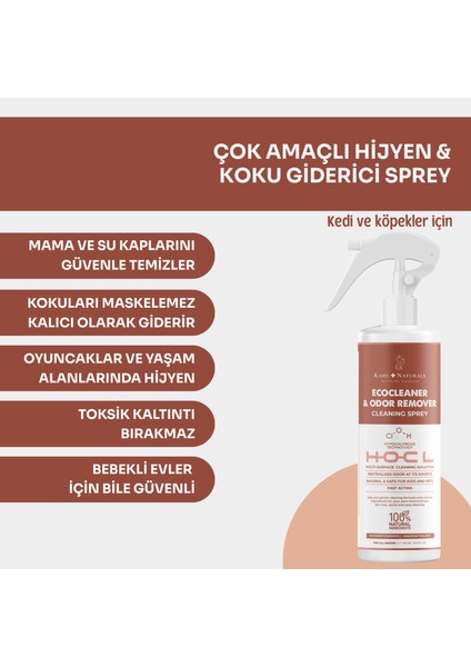 Mama Ve Su Kabı Temizleme Spreyi Koku Çok Amaçlı Temizlik Hipokloröz 500 Ml