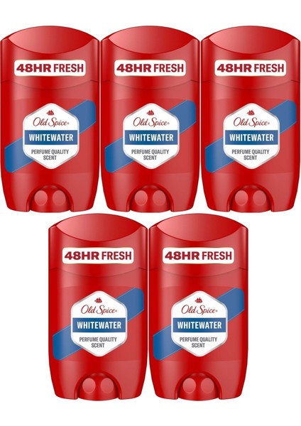 Whitewater Stick Roll-On Men Erkek Deodorant 50 ml 5’li