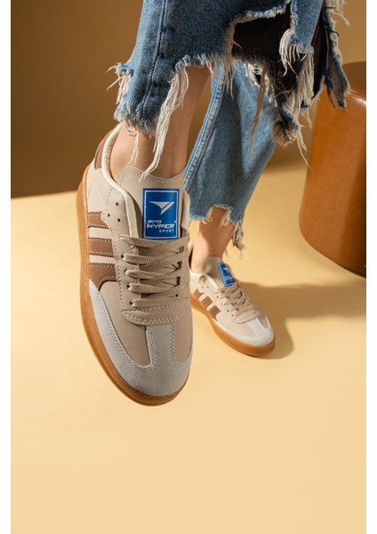 Şerit Detaylı Kaymaz Taban Bağcıklı Kadın Sneakers 001-030-24ÇT fiyatları