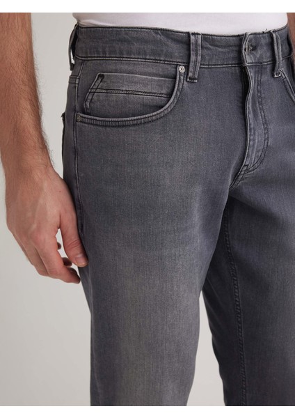 Alex 196 Normal Bel Gri Tapared Slim Jeans Erkek fiyatları