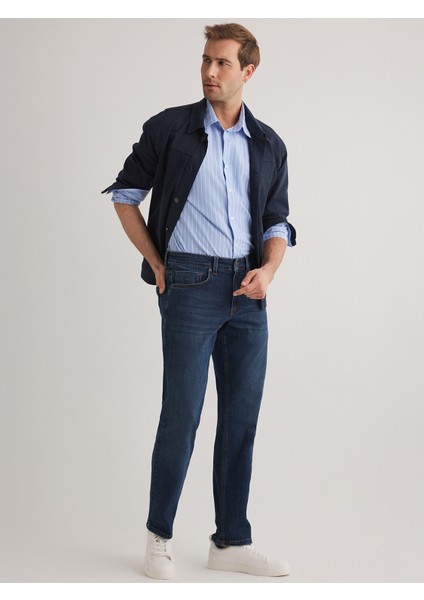 Felix 86 Normal Bel Mavi Regular Jeans Erkek