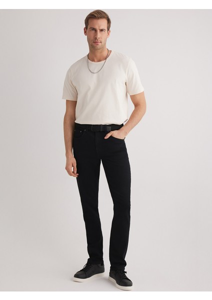 Jack 96 Normal Bel Siyah Skinny Jeans Erkek