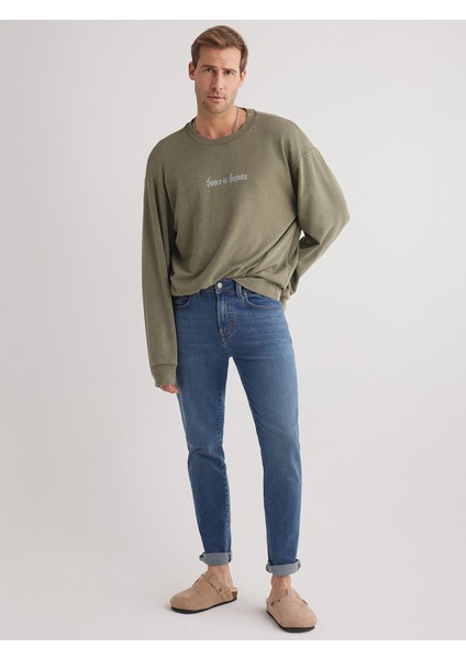 Jack 116 Normal Bel Mavi Skinny Jeans Erkek