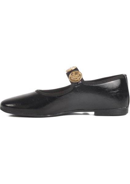 Siyah Hafif Ince Taban Kemerli Kadın Babet B-40 Z fiyatları