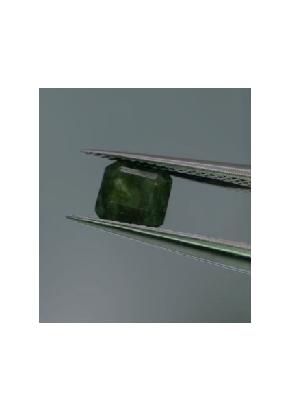 0.92CT 5.5x5.1mm Octagon Natural Emerald Zambia
