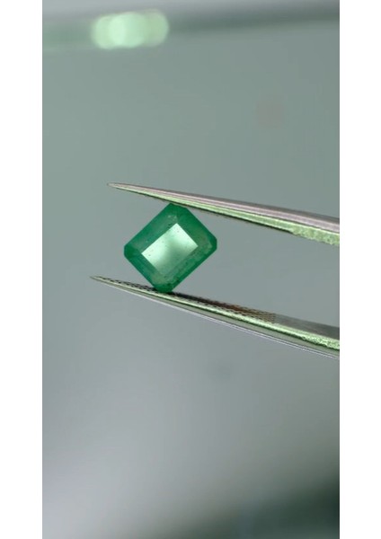 1.08CT 6.4x5.4mm Octagon Natural Emerald Zambia