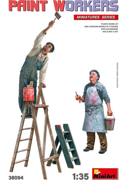 38094 1:35 Boya Işçileri ve Aksesuarları