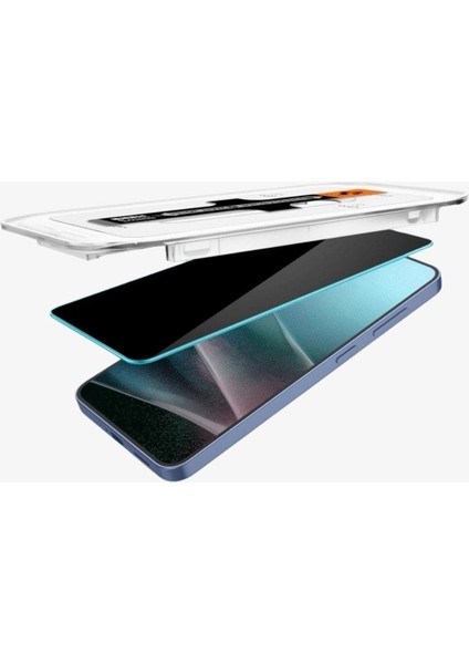 Galaxy S25 / S24 Hayalet Cam Ekran Koruyucu Kolay Kurulum Glas.tr Ez Fit Privacy Hd (2 Adet) - AGL09308