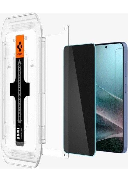 Galaxy S25 / S24 Hayalet Cam Ekran Koruyucu Kolay Kurulum Glas.tr Ez Fit Privacy Hd (2 Adet) - AGL09308