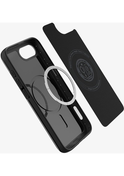 iPhone 16E Kılıf Thin Fit Magfit Magsafe Özellikli Black - ACS09135