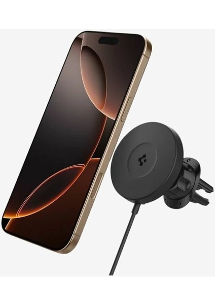 Magfit Air Vent Araç Içi Telefon Tutucu + Manyetik Kablosuz Şarj Cihazı iPhone Için Magsafe Özellikli Onetap Pro4 ITQ12W - ACP08542