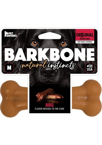 Original Barbekü Aromalı Köpek Çiğneme Kemiği Orta Boy 16 cm