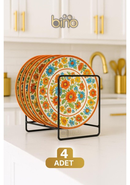 4 Adet Dolap Içi Düzenleyici Metal Tabaklık Bulaşıklık Organizer Mutfak Dolabı Raf Organizeri Siyah fırsatları