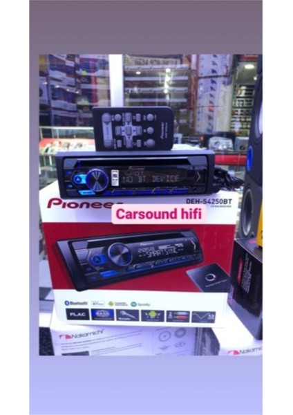 DEH-S4250BT 2AD Bluetoth USB Fm CD Iphone 2AMFI Çıkışlı 4X50 Güç 2yıl Garantili Dijicom. fiyatları