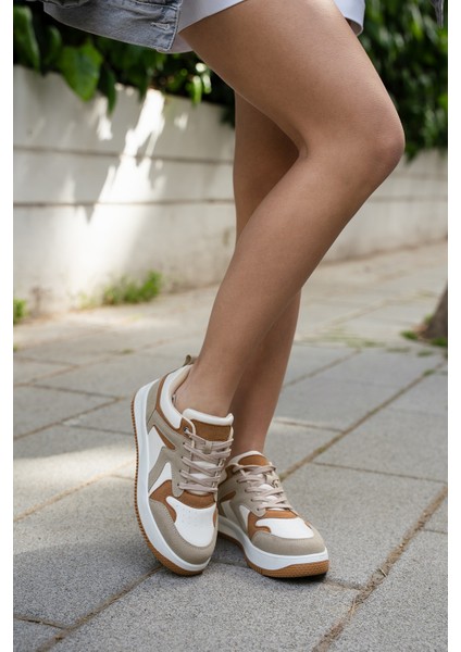 Kadın Sneaker Yüksek Taban Spor Ayakkabı Aryan