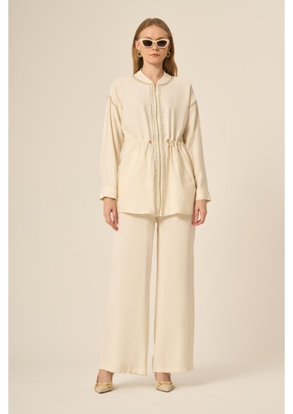 Kadın Pantolonlu Takım Taş 31048