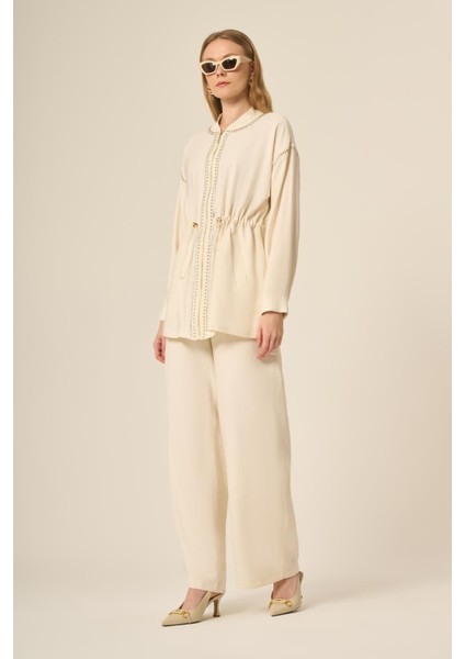 Kadın Pantolonlu Takım Taş 31048 modelleri