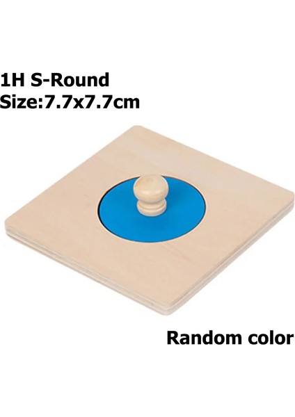 Ahşap Montessori 3D Geometrik Yönetim Kurulu Çocuklar Erken Eğitim Şekil Renk Biliş Oyuncakları Anaokulu Öğretim Yardımları Hediyeler Ddjcolor: 3h Şekil (Yurt Dışından)
