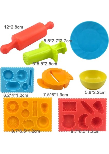 Hamur Oyun Aracı Çocuklar Için Hamur Oyun Aracı Karikatür Dinozor Meyve Silindir Makası Playdough Aksesuarları Plastik Yayın Kalıp Erken Eğitim Oyuncak Renk: No.6 Rastgele Renk (Yurt Dışından)