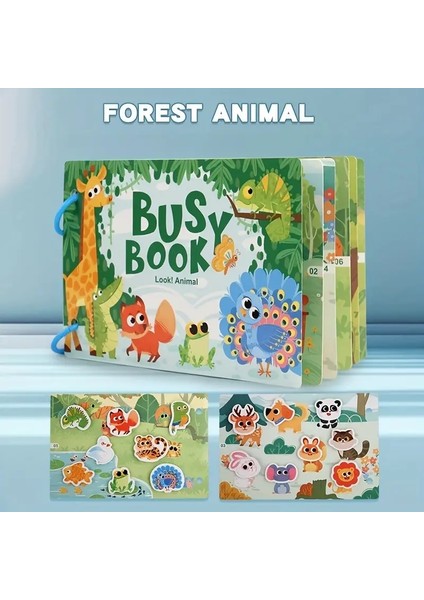 Montessori Bebek Meşgul Kitap Sessiz Kitap Oyuncaklar Erken Öğrenme Eğitim Oyuncak Çocuklar Montessori Oyuncak Eşleşen Oyun Renk: C (Yurt Dışından)
