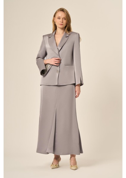 Kadın Etekli Takım Gri 31083 modelleri
