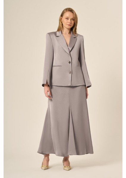 Kadın Etekli Takım Gri 31083 fırsatları