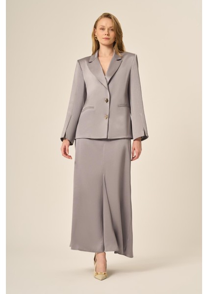 Kadın Etekli Takım Gri 31083 indirimleri