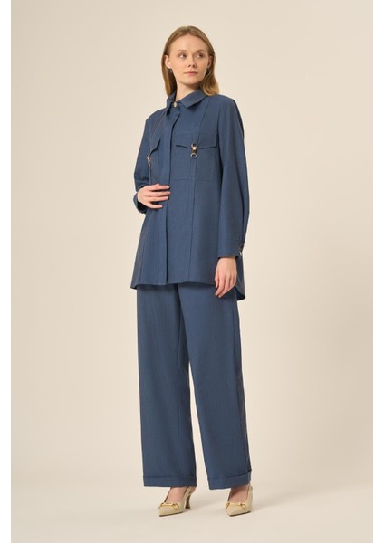 Kadın Tansel Takım İndigo 31108 fırsatları