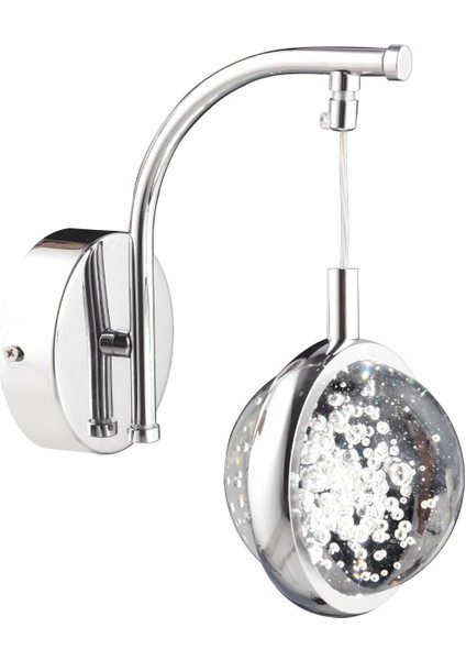 Modern Krom 3 Renkli 5W LED Aplik, Metal, Bej, Salon ve Koridor İçin Tasarım fiyatları