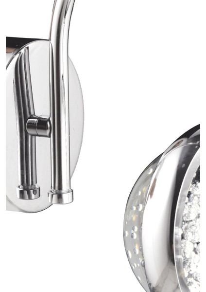 Modern Krom 3 Renkli 5W LED Aplik, Metal, Bej, Salon ve Koridor İçin Tasarım modelleri