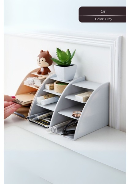 Lüks Makeup Ruj, Rimel, Oje Düzenleyici Organizer, Ruj Standı, Gri modelleri