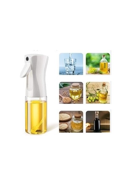 200 ml Dekoratıf Tabancalı Spreylı Cam Şışe