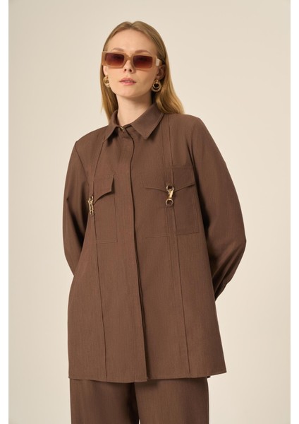 Kadın Tansel Takım Kahve 31108 fiyatları