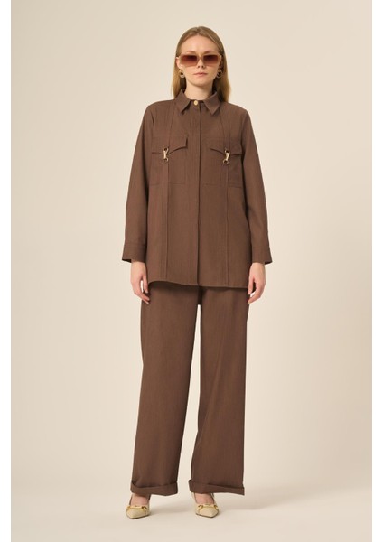 Kadın Tansel Takım Kahve 31108 fırsatları