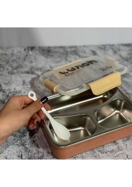 Çelik Lunch Box Yalıtımlı Beslenme Kabı- Saklama Kabı - Yemek Taşıma Kabı - Paslanmaz.bpa Içermez