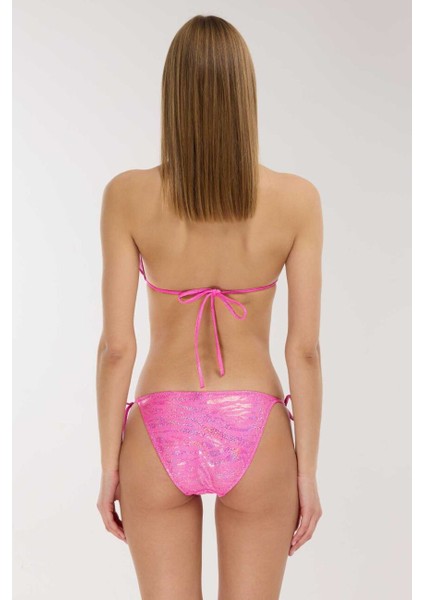 5638 Parlak Pembe Bikini Takımı