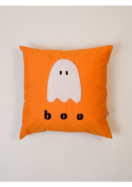 BOO BUDDY - Halloween Hayalet Desenli Yastık Kılıfı Cadılar Bayramı Temalı Punch Yastık Kılıfı