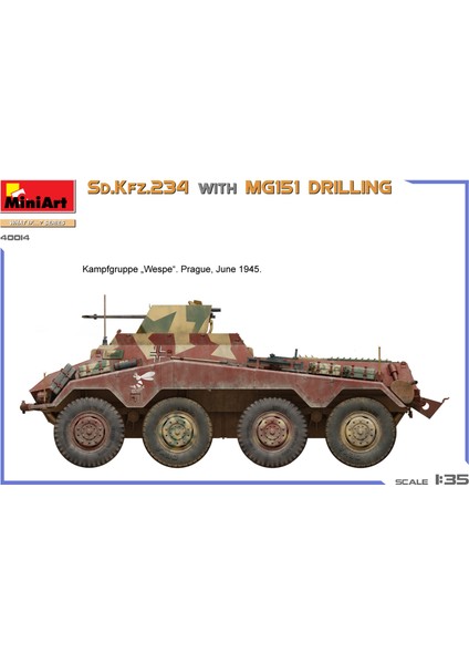 40014 1:35 MG151 Delici ile SD.KFZ.234 indirimleri