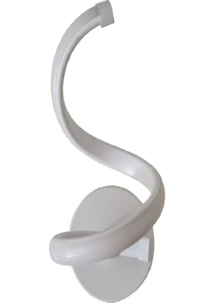 Alüminyum Helezon Led Aplik, Beyaz, Modern ve Şık Tasarım, Dayanıklı ve Enerji Verimli