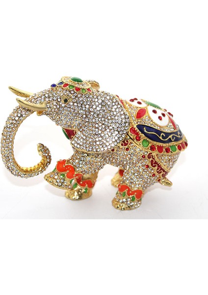 Swarovski Taşlı Tekli Fil Figürü Model 6